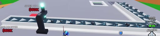 Sky Belt carrying blocks along a white-edged conveyor with a turning section.
